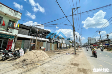 Người dân mong sớm hoàn thành dự án mở rộng đường Tân Kỳ Tân Quý